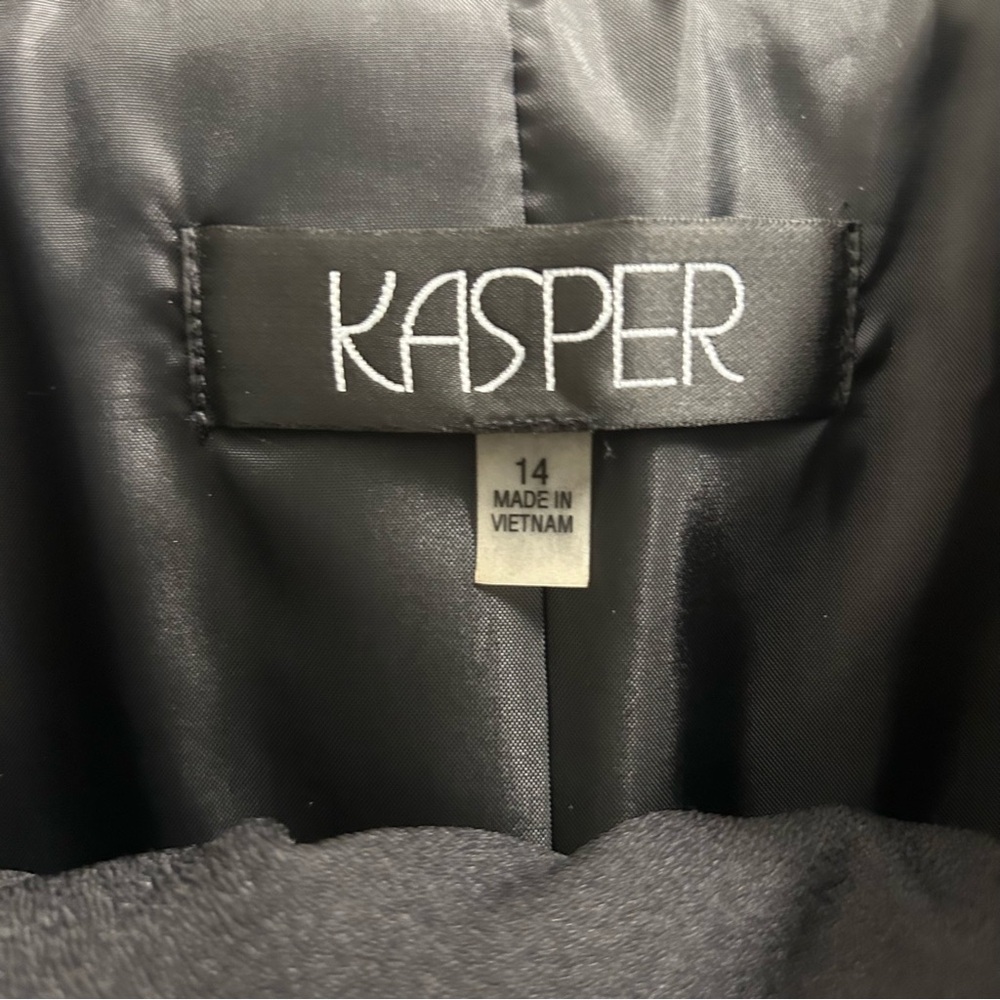 Kasper Black Two-Piece Suit - Picture 2 of 10